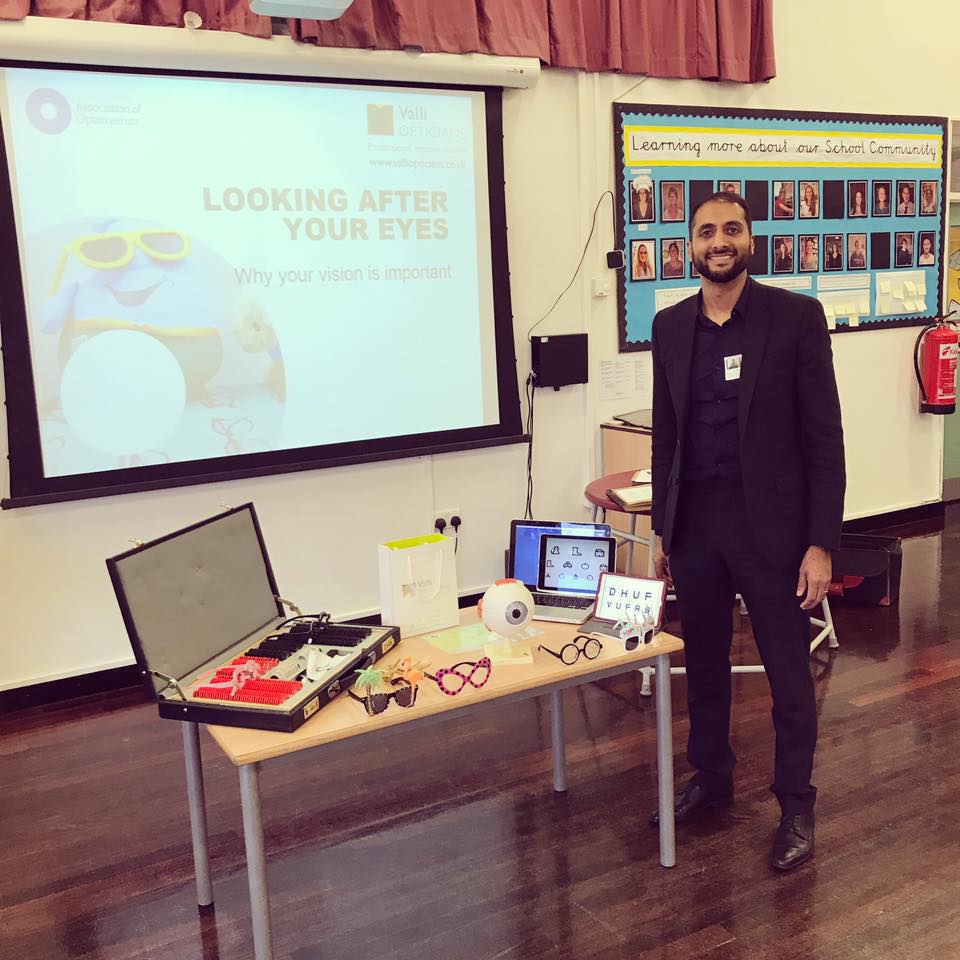 Valli Opticians embarks on schools roadshow image