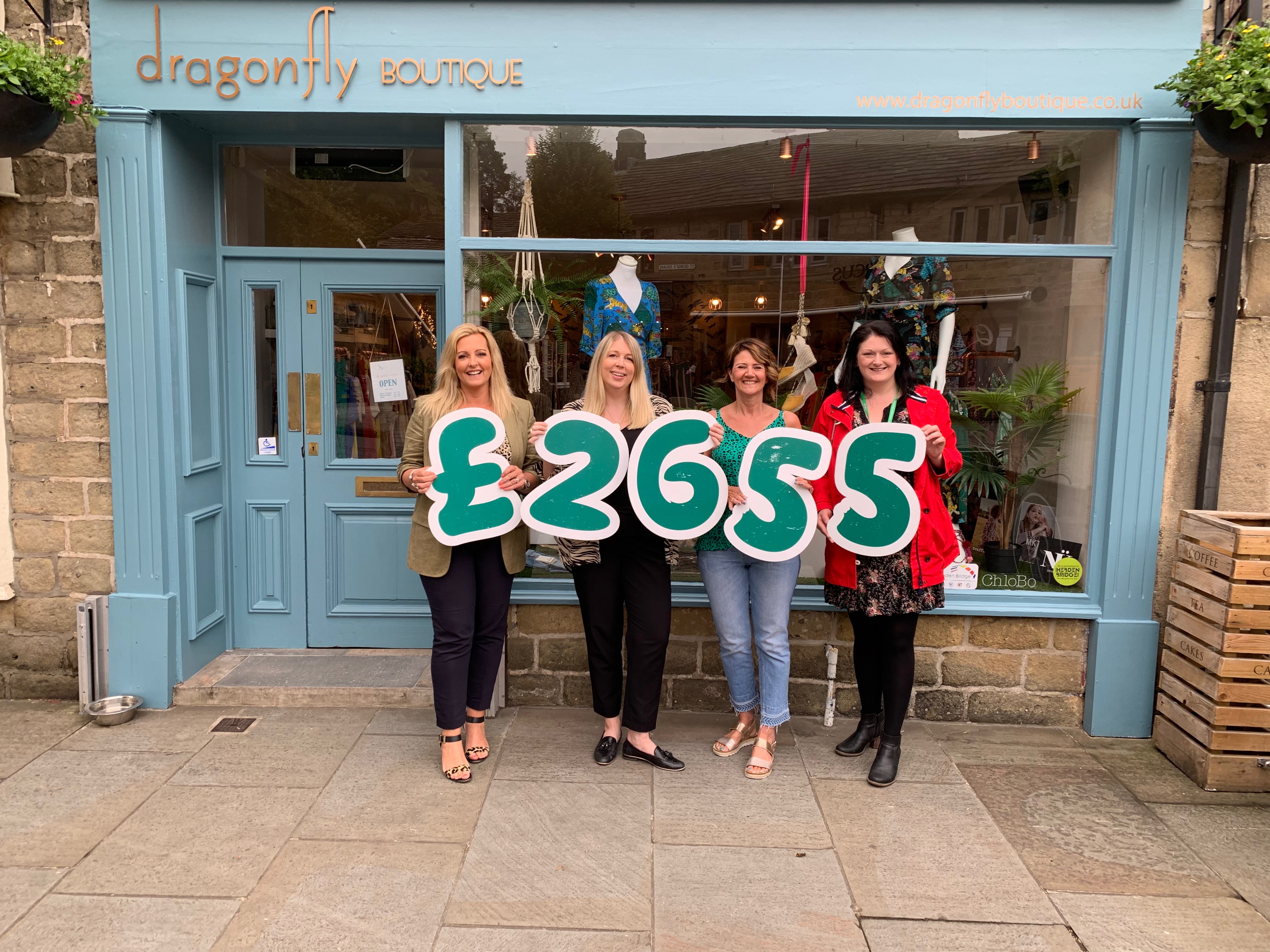 Hebden Bridge businesses join forces to raise over £2500 for Calderdale cancer charity image